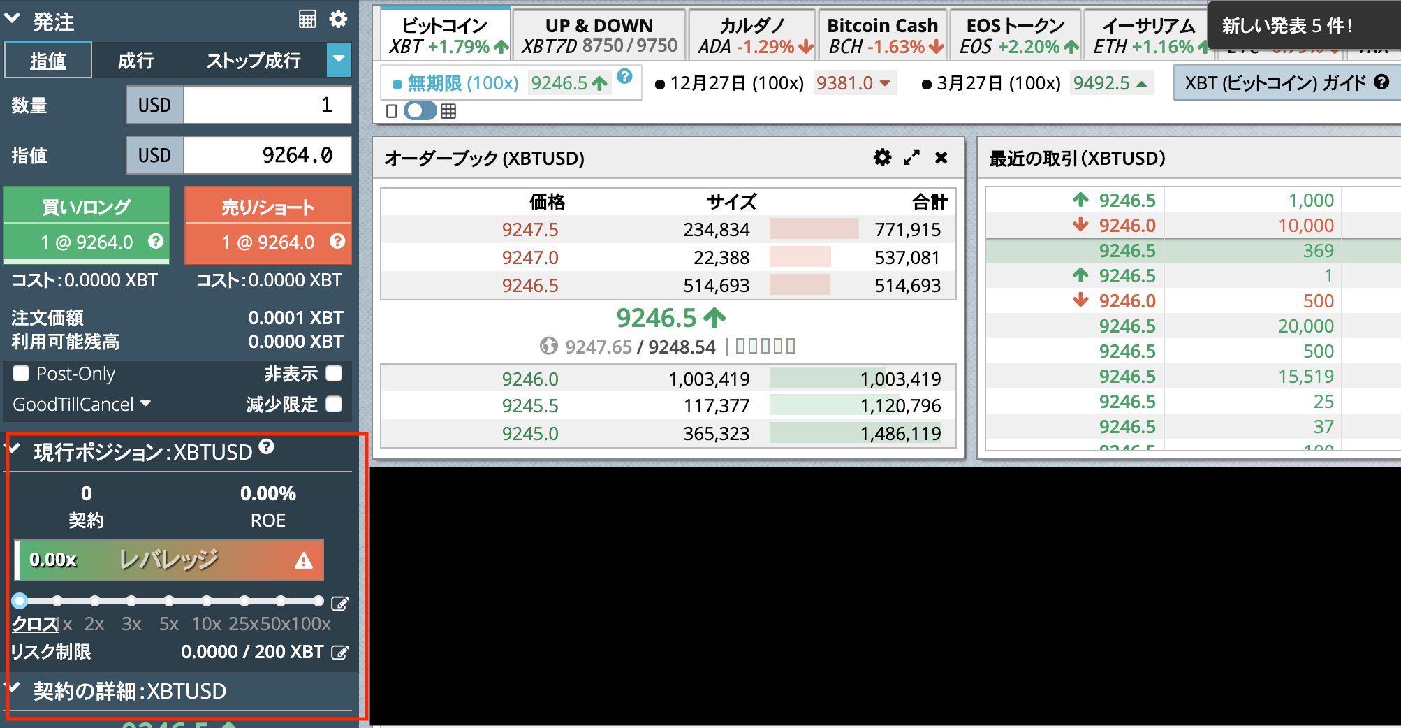 Bitmex ビットメックス でレバレッジ取引 Fx をする方法 倍率の変更方法から始め方 手数料の種類まで全て解説 Fact Of Money